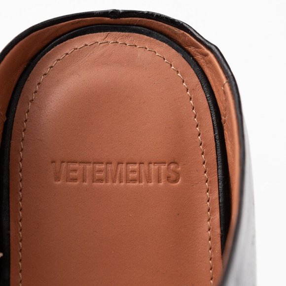 VETEMENTS Kick-Ass Texan Mules US6 EU36 - Made in Italy - Picture 7 of 8